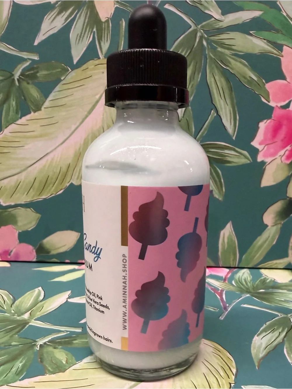 Aminnah Cotton Candy After Shave Serum 4 oz Cooling Formula NIB